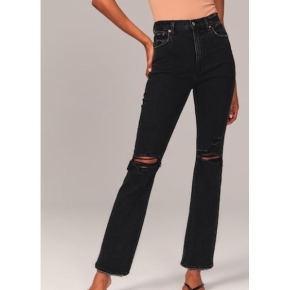 Abercrombie & Fitch Ultra High-Rise Ankle Straight Jeans sz 29